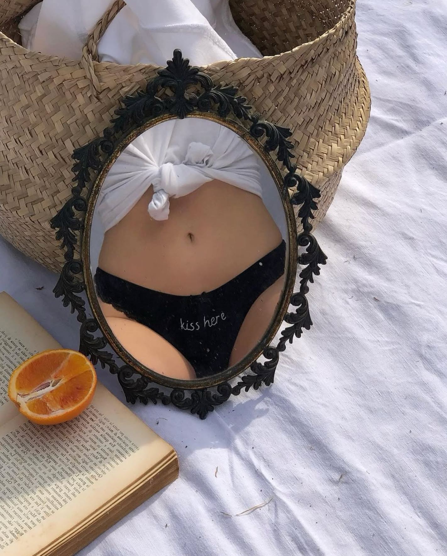 mutanda donna personalizzata nera